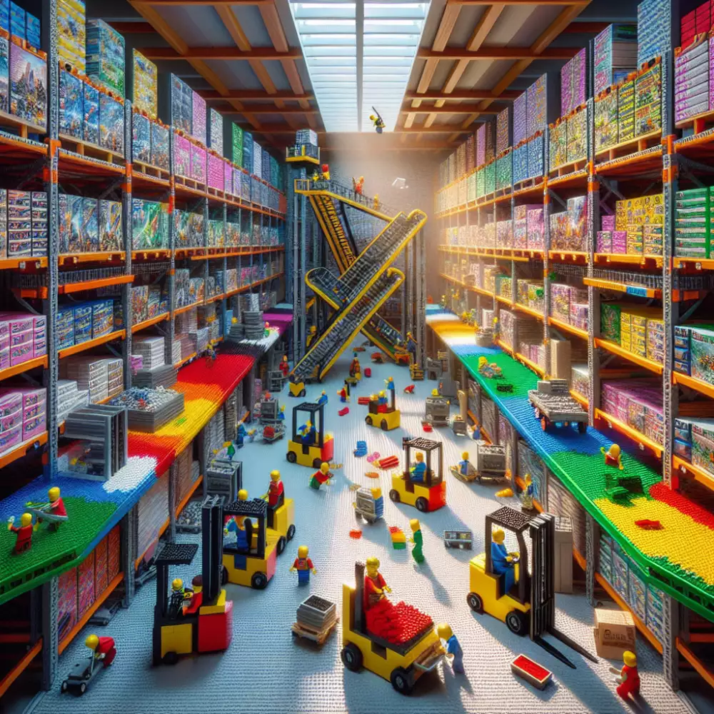 Lego Práce Ve Skladu